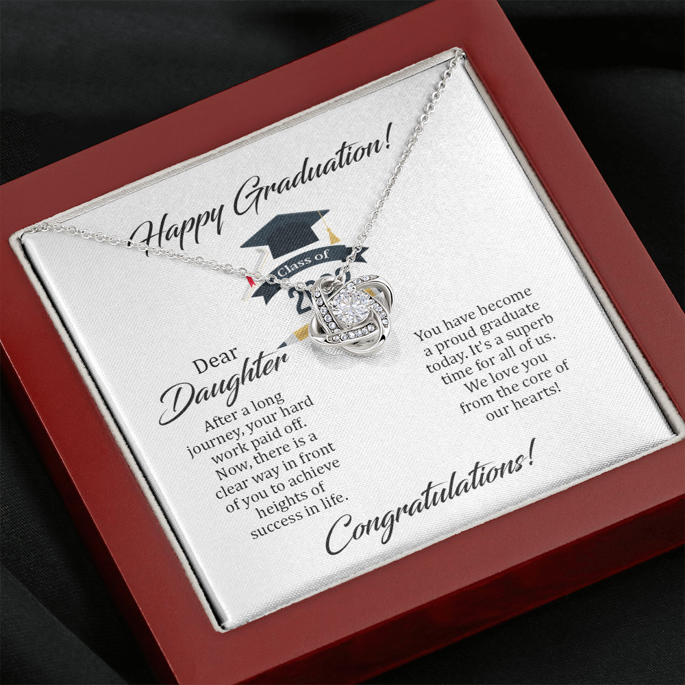 To My Daughter - Happy Graduation - Necklace SO110T