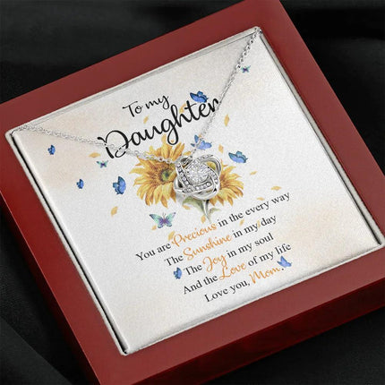 To My Daughter You're The Love Of My Life Necklace SO70 - Charming Present