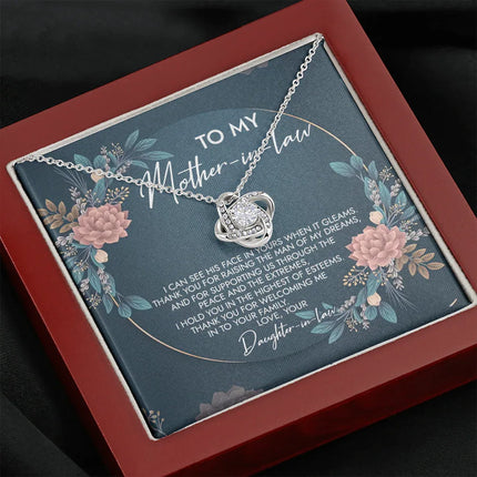 To My Mother In Law - Thank You So Much - Necklace SO37 - Charming Present