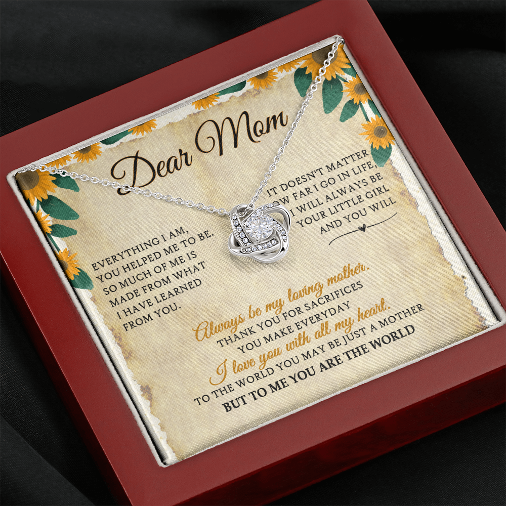 Dear Mom I Will Always Be Your Little Girl - Necklace SO28V