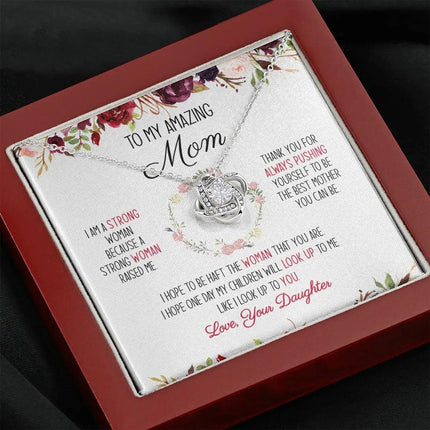 To My Amazing Mom - You're The Best Mom Ever - Necklace SO51V - Charming Present