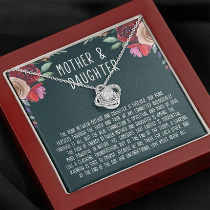 Mother's Day Gift - The Bond Between Mother And Daughter Is Forever - Necklace SO16T - Charming Present