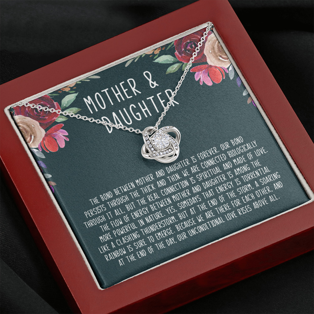 Mother's Day Gift - The Bond Between Mother And Daughter Is Forever - Necklace SO16T