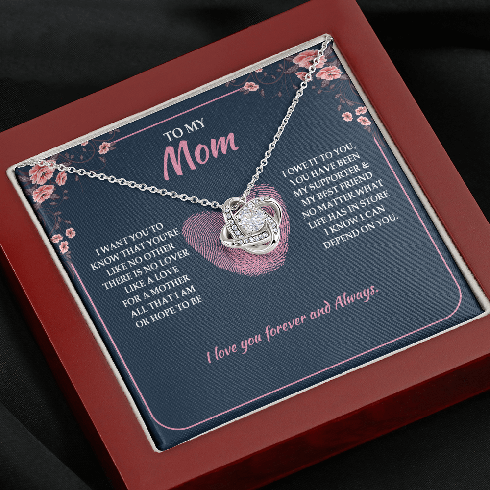 To My Mom - Thank You For Guiding Me Through All Of This - Necklace SO125V