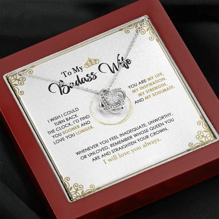 To My Badass Wife - You Are My Life - Necklace SO145V - Charming Present