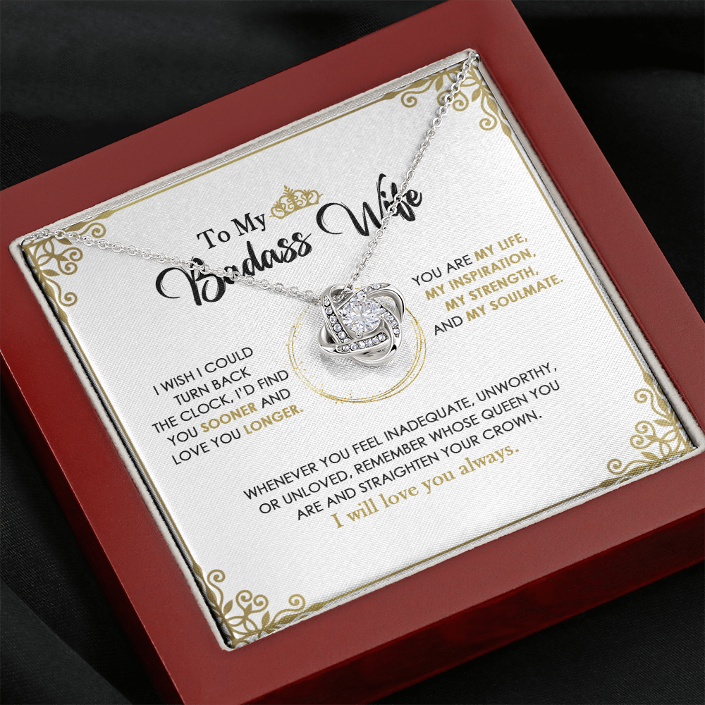 To My Badass Wife - You Are My Life - Necklace SO145V
