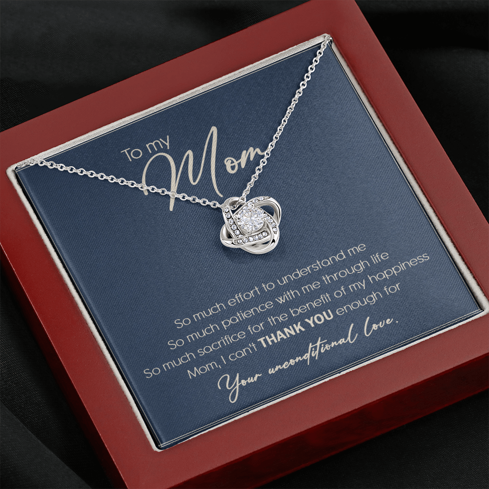 To My Mom I Can't Thank You Enough Necklace SO10T