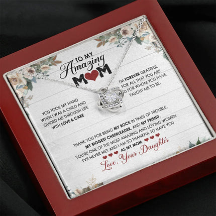 To My Mom - I Am So Thankful To Have You As My Mom - Necklace SO120V - Charming Present