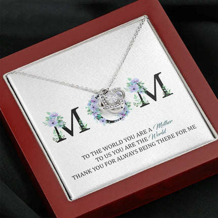MOM - Thank You For Always Being There For Me - Necklace SO89T - Charming Present