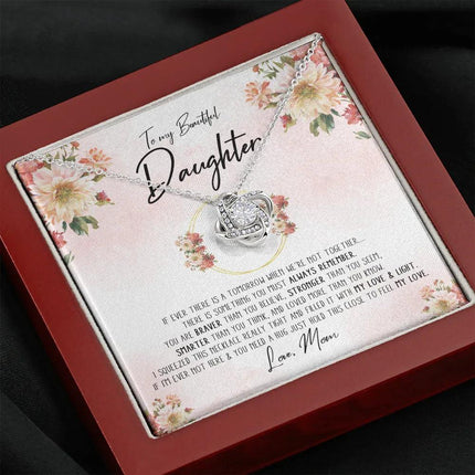 To My Beautiful Daughter - You Are Smarter Than You Think - Necklace SO85 - Charming Present