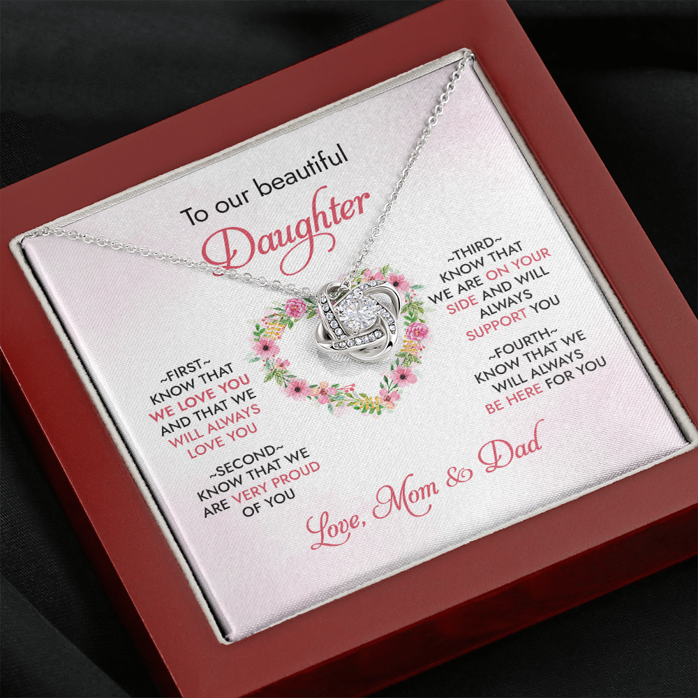 To Our Daughter - We Will Always Love You - Necklace SO95