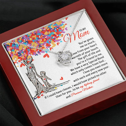 To My Mom - We Have A Very Special Bond - Necklace SO57T - Charming Present