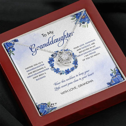 To My Granddaughter - I Am Proud Of You So Much - Necklace SO97 - Charming Present