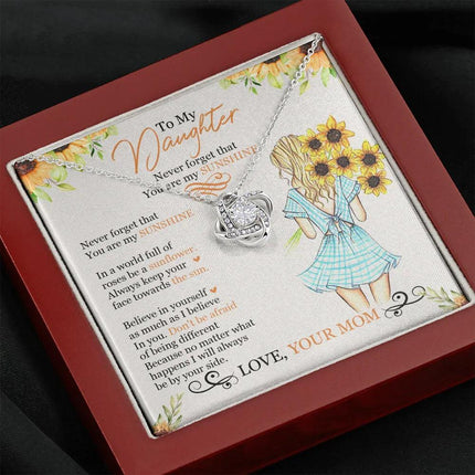To My Daughter - You Are My Sunshine - Necklace SO137T - Charming Present