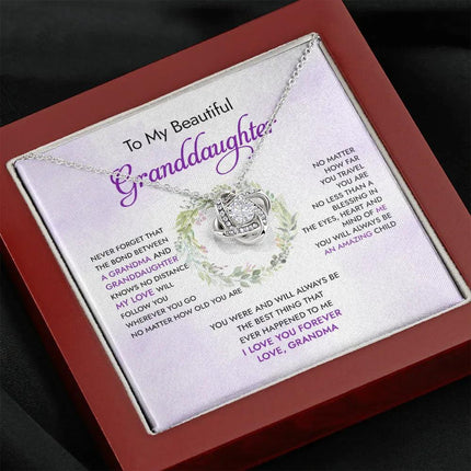 To My Granddaughter You Will Always Be An Amazing Child - Necklace SO91 - Charming Present