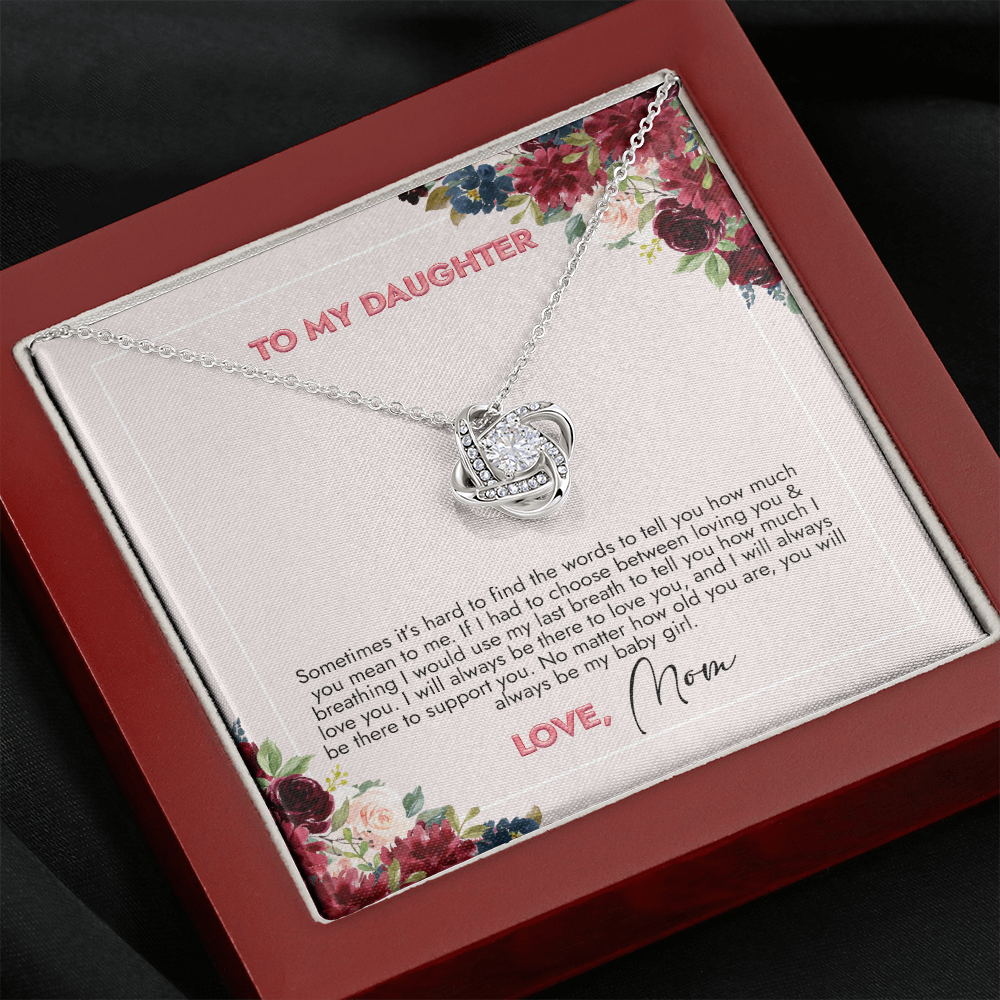 To My Daughter You Will Always Be My Girl Necklace SO73