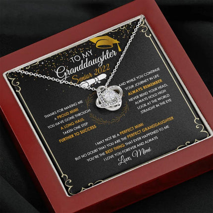 To My Granddaughter From MIMI - Senior 2022 - Necklace SO63V2 - Charming Present