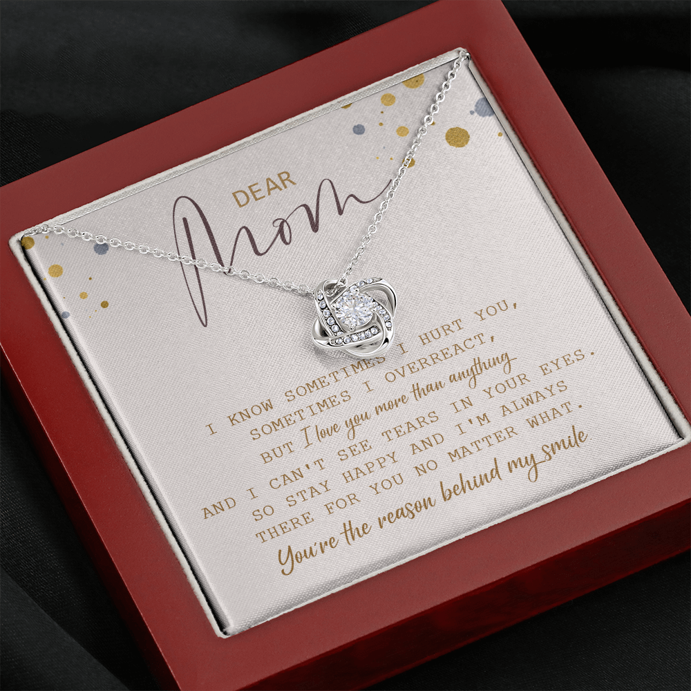Dear Mom You're The Reason Behind My Smile Necklace SO21T