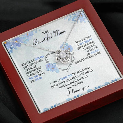 To My Mom I Just Want To Say Thank You - Necklace SO46T - Charming Present