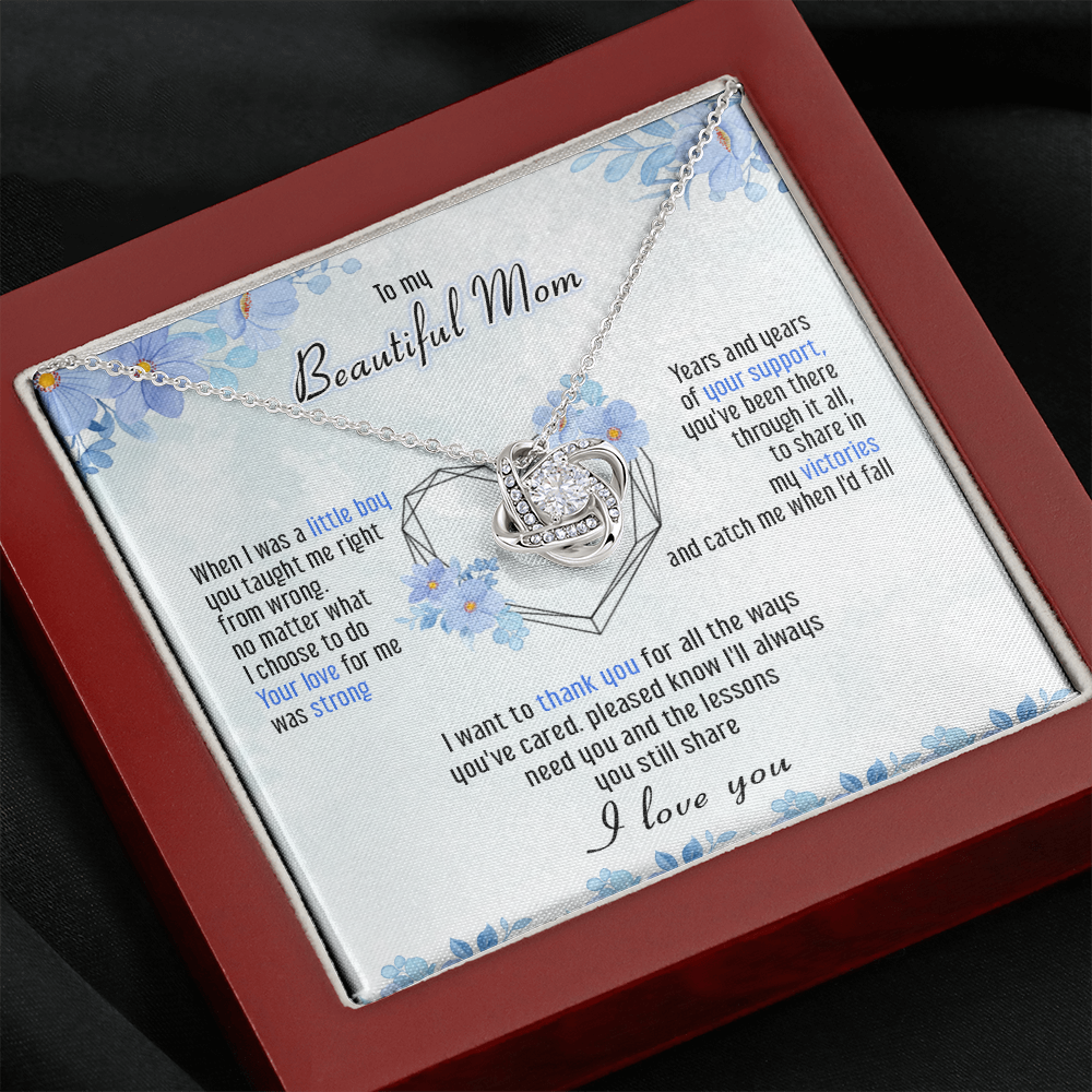 To My Mom I Just Want To Say Thank You - Necklace SO46T