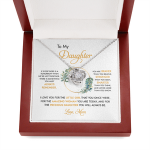 To My Daughter - I Love You For The Little Girl - Necklace DR05