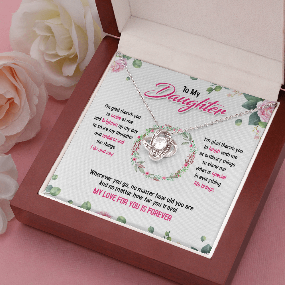 To My Daughter My Love For You Is Forever - Necklace SO37T
