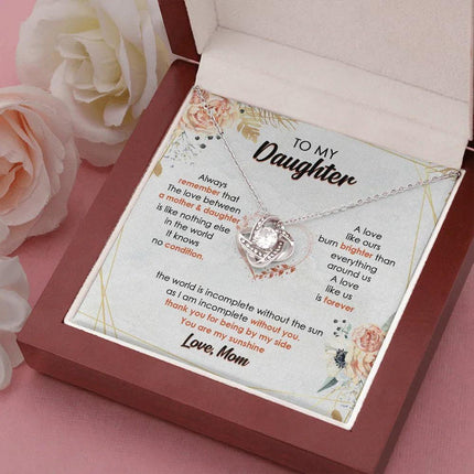 To My Daughter I Am Incomplete Without You - Necklace SO44V - Charming Present