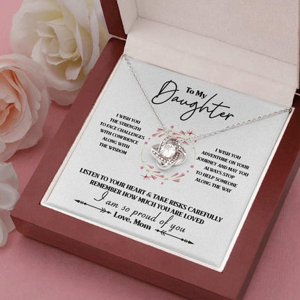 To My Daughter - I Wish You The Strength - Necklace SO147T - Charming Present