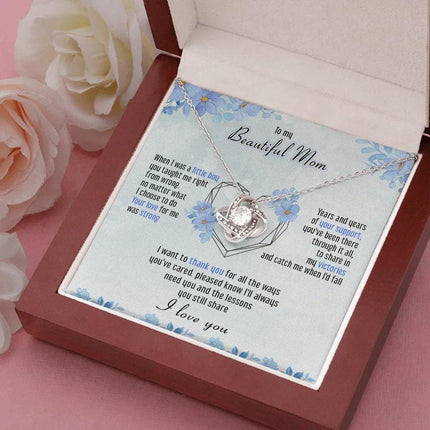 To My Mom I Just Want To Say Thank You - Necklace SO46T - Charming Present
