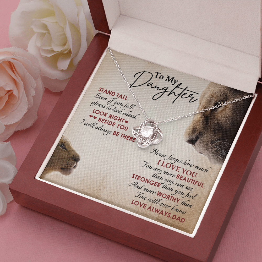 To My Daughter - Never Forget How Much I Love You - Necklace SO78V