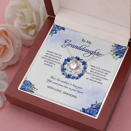To My Granddaughter - I Am Proud Of You So Much - Necklace SO97 - Charming Present