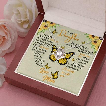 To My Daughter - Never Forget How Much I Love You - Necklace SO121T - Charming Present