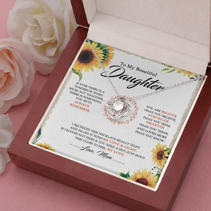 To My Beautiful Daughter - You Are Braver Than You Believe - Necklace SO18V - Charming Present