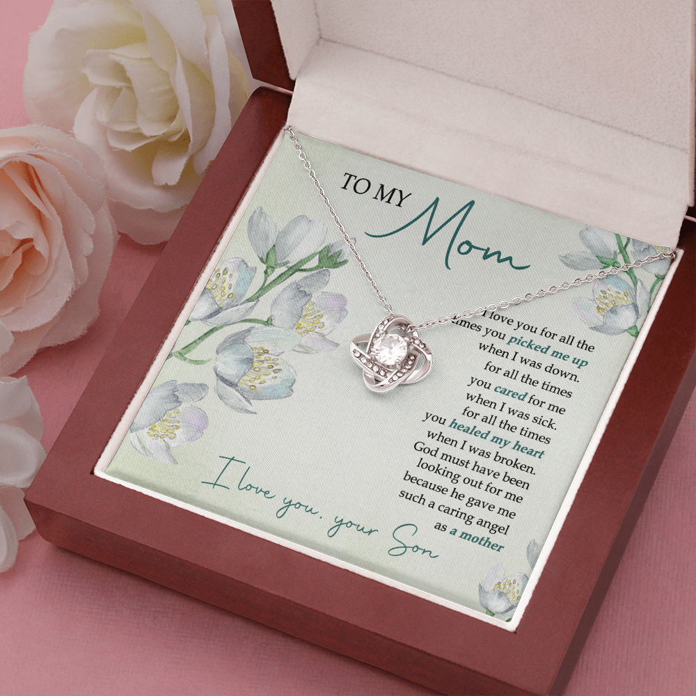 To My Mom - You're My Caring Angel - Necklace SO53V