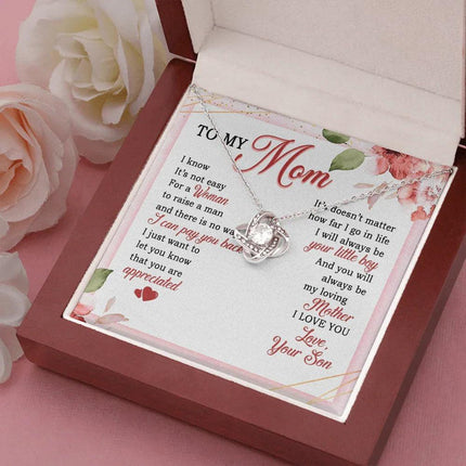 To My Mom - Always Be Your Little Boy - Necklace SO06V - Charming Present