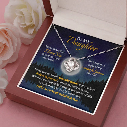 To My Daughter - Believe In Yourself As I Believe In You - Necklace SO77V - Charming Present
