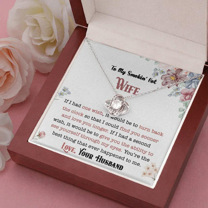 To My Smokin' Hot Wife - Love You Longer - Necklace DR01v1 - Charming Present