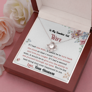 To My Smokin' Hot Wife - Love You Longer - Necklace DR01v1