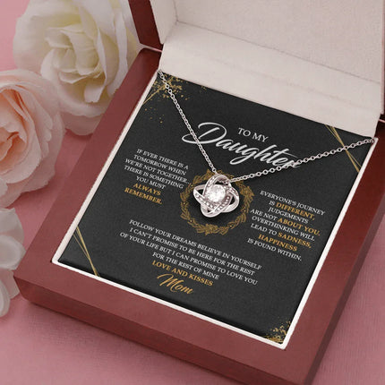 To My Daughter - Never Forget That I Love You - Necklace SO31V - Charming Present