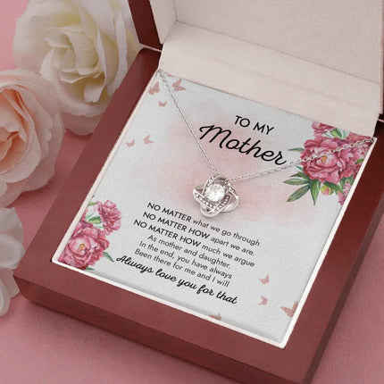 To My Mom I Will Always Love You - Necklace SO79 - Charming Present