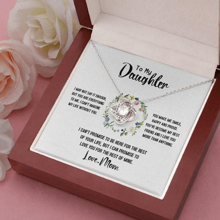 To My Daughter - Love You For The Rest Of Mine - Necklace SO141T - Charming Present