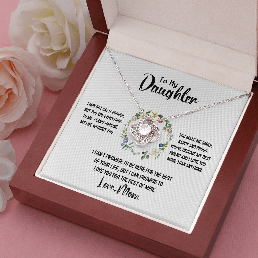 To My Daughter - Love You For The Rest Of Mine - Necklace SO141T