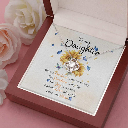To My Daughter You're The Love Of My Life Necklace SO70 - Charming Present