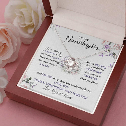 To My Granddaughter Love You Today - Tomorrow And Forever - Necklace SO32V1 - Charming Present