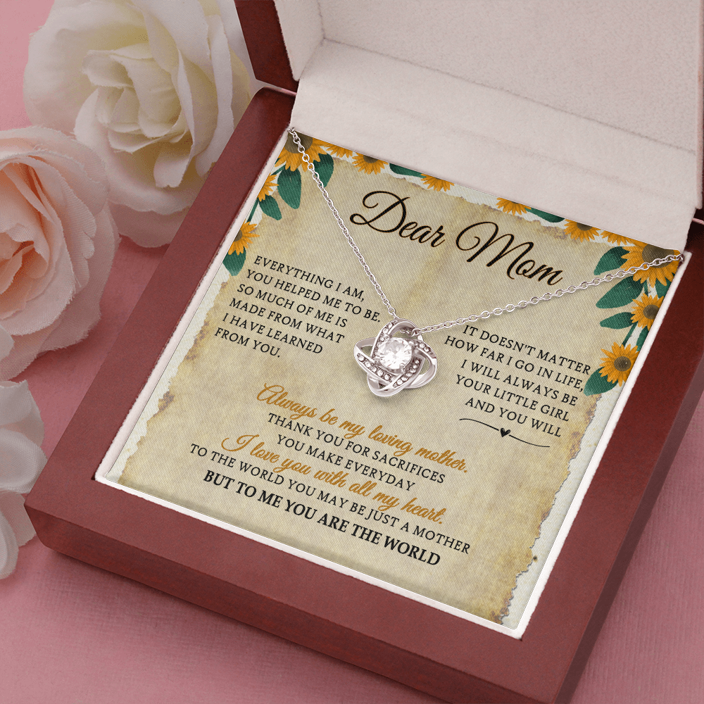 Dear Mom I Will Always Be Your Little Girl - Necklace SO28V