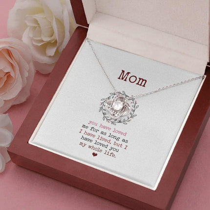 Dear Mom - Loved You My Whole Life - Necklace SO88V - Charming Present