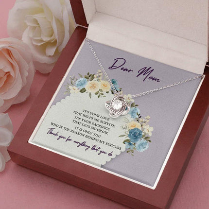 Dear Mom Thank You For Everything That You Do Necklace SO44 - Charming Present