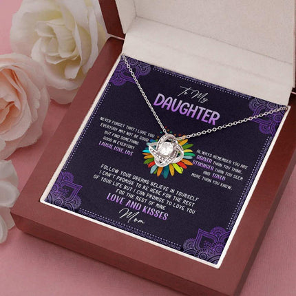 To My Daughter - Never Forget That I Love You - Hippie Necklace SO114T - Charming Present