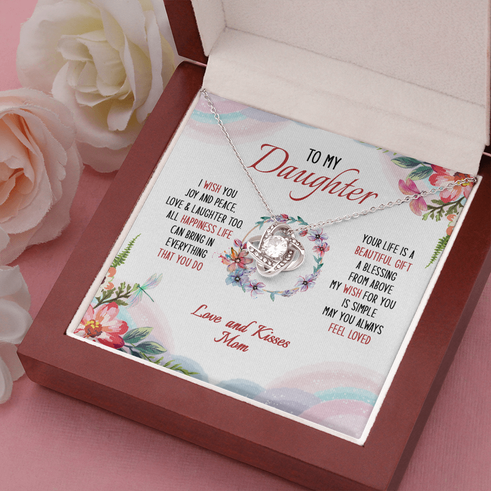 To My Daughter May You Always Feel Loved - Necklace SO34V