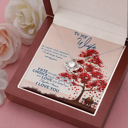 To My Wife No Matter What Happens I Will Always Be Yours Necklace SO10v1 - Charming Present